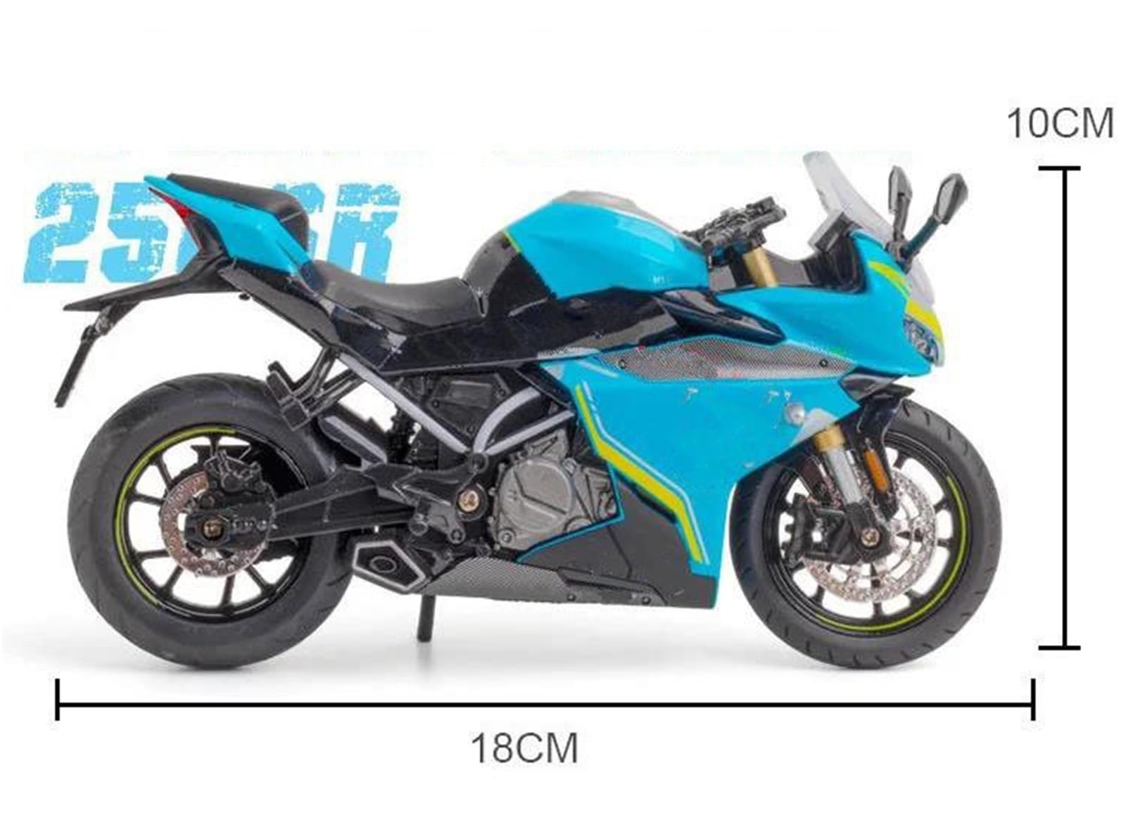 Modello di moto Modellino Di Moto Da Corsa In Scala 1:12, Giocattolo Con Suoni E Luci, Decorazione Per Interni, Regalo Compleanno Per CFmoto 250SR 250 SR(Blue)