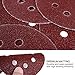 UEETEK Hook and Loop Sanding Discs 8 Hole 5 Inch Sandpaper Round Shape（A Pack of 50） (40 Grit)