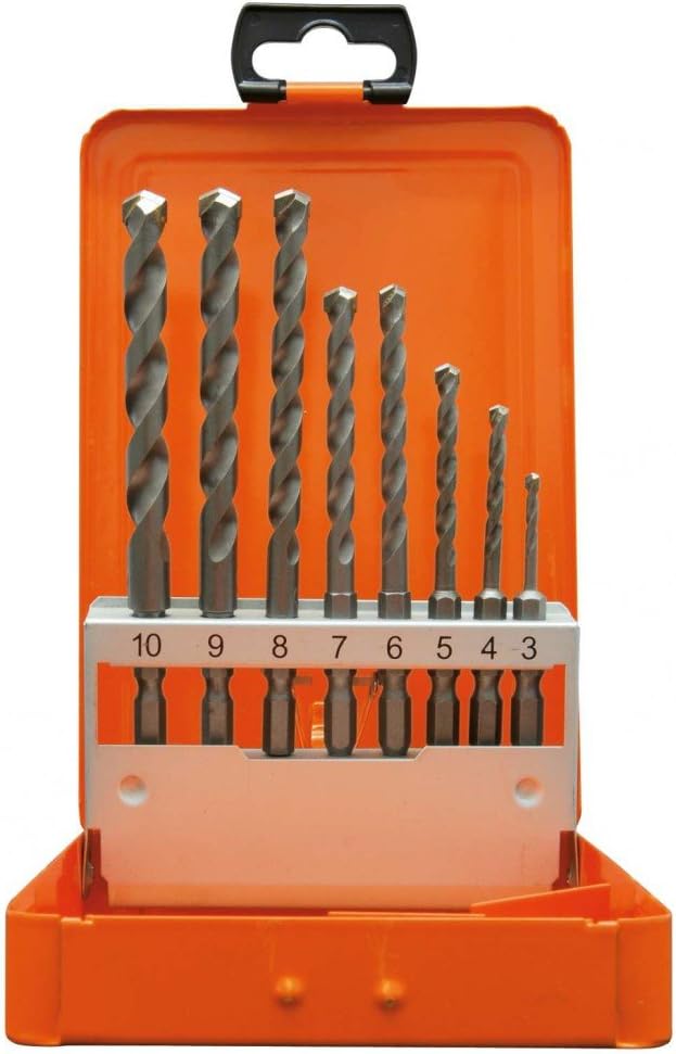 PROJAHN 50301 masonry drill bit set hexagonal shank E 6.3 8pcs