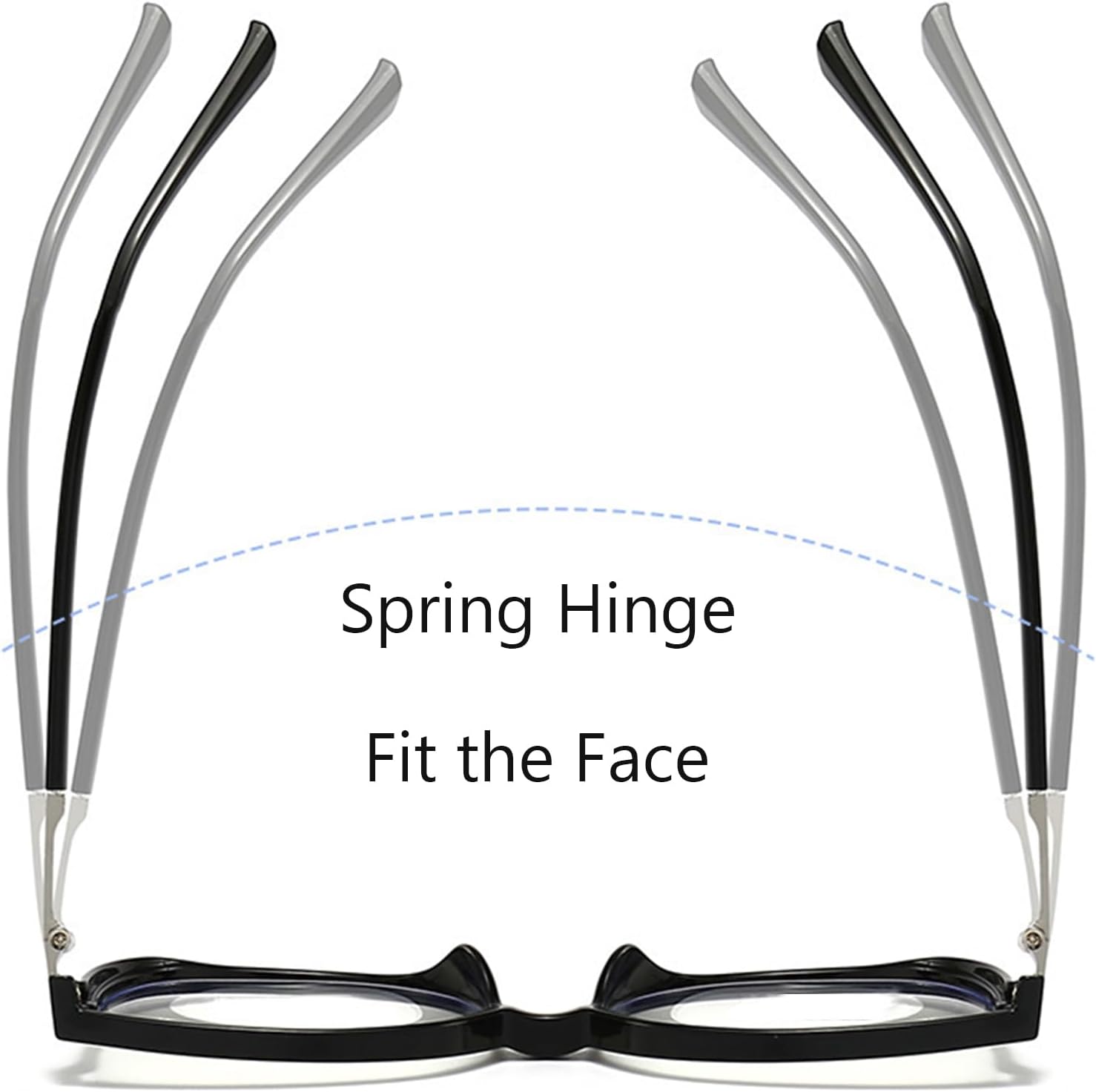 Beautyfeii Reading Glasses - Bf Bling Bifocal Reading Glasses Women's Fashion Large Frame Round Sparkly - Image 5