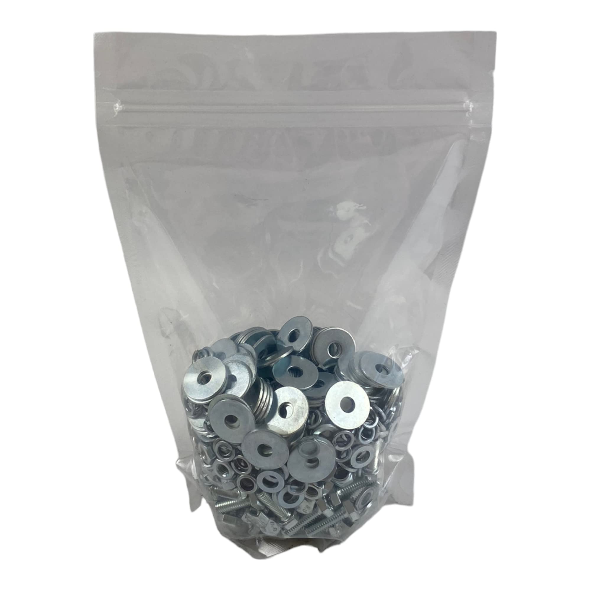 M6 M8 M10 M12 Bolts Fully Threaded High Tensile Bright Zinc Plated Grade 8.8 + Nylon Lock Nuts + Form A Thick Washers + Spring and Penny Washers (M6 x 20-500 Pieces - Image 2