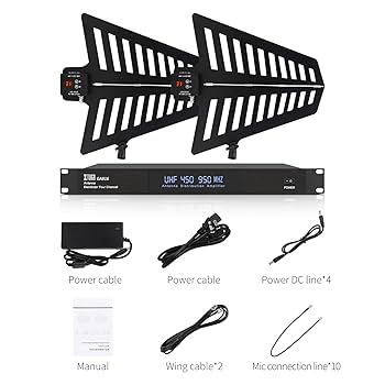 Amazon.com: XTUGA GA816 UHF Wireless Antenna Distribution