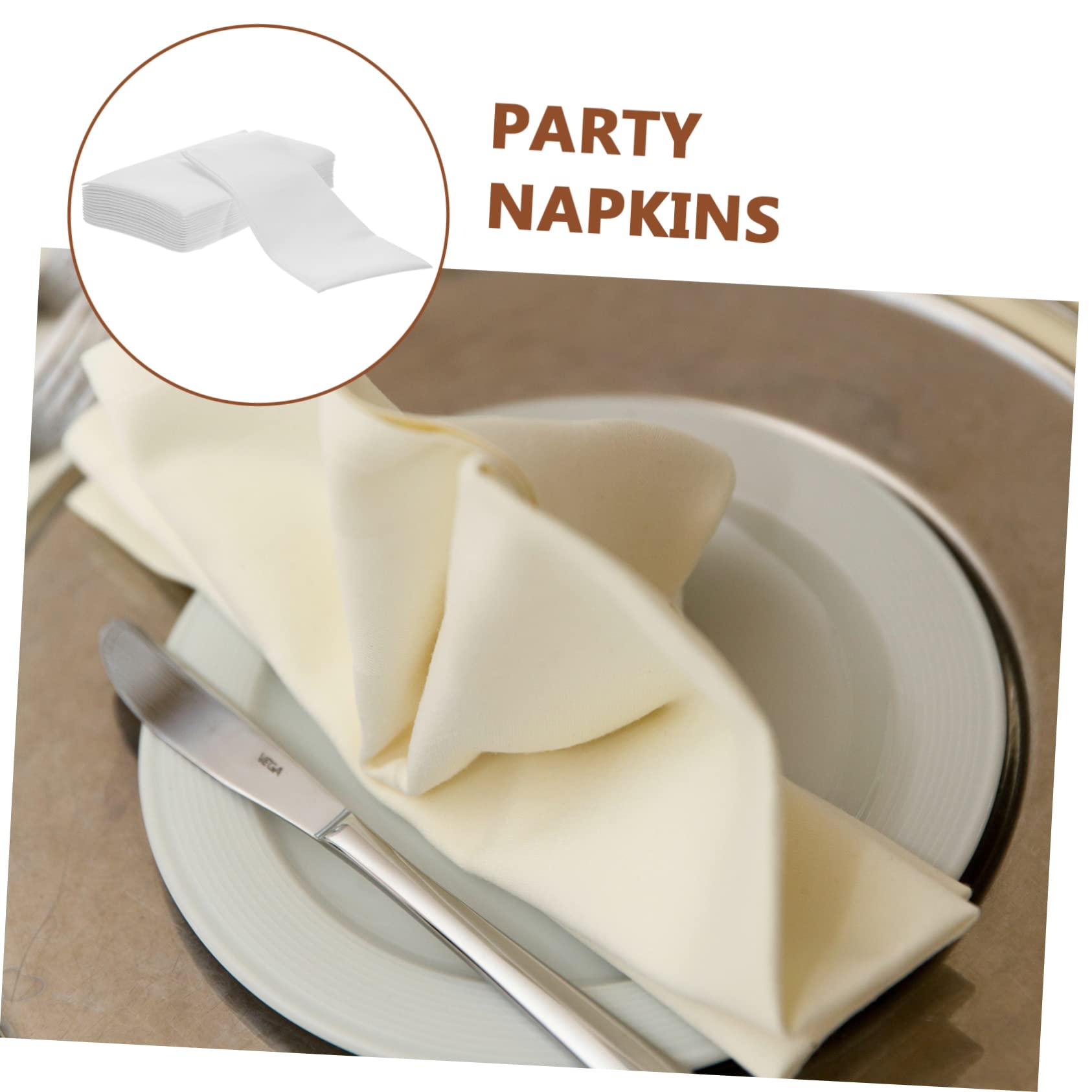 BESTYASH 100 Servilletas de Papel para Cena, Banquetes y Fiestas, Buena Absorción, Diseño Clásico y Uso Doméstico