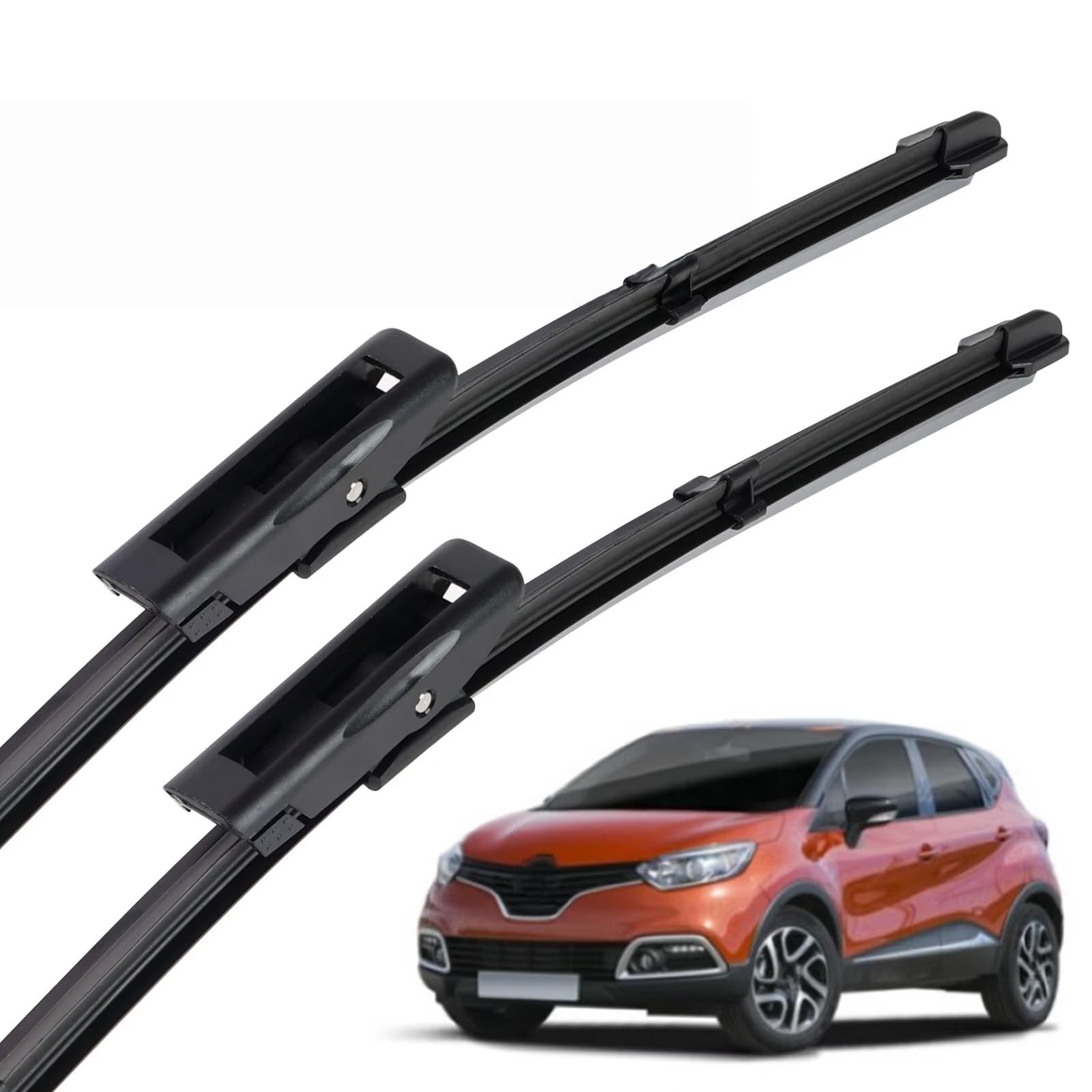 PAPEP Windscreen Wiper Blades for Renault Captur Kaptur 2013-2016 26"+14", Front Replacement Wipers OEM Quality Water Repellent Rubber Automotive Windshield