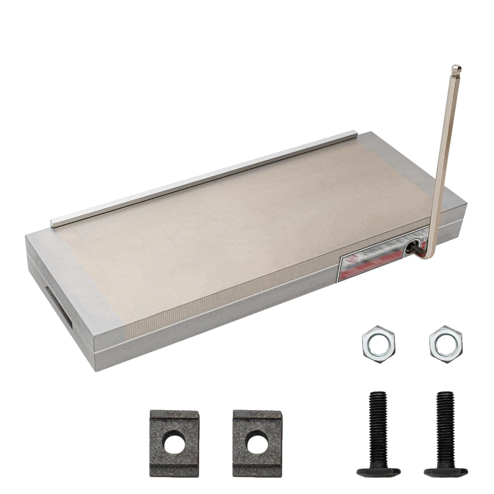 Portabrocas magnético permanente rectangular 6x16 para talleres de amolado rápido