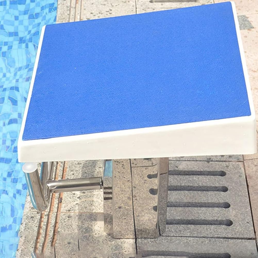 Plongeoir de piscine en inox avec plateforme antidérapante