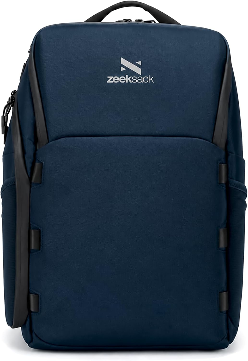 Zeeksack Rolltop Backpack, Black 21-26L - Water-Resistant Carry On