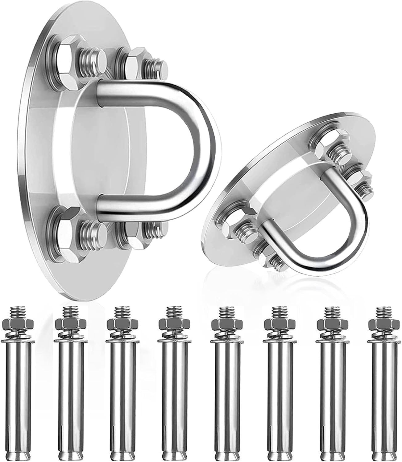 Dioche Heavy Duty Swing Hooks with Stainless Steel Swing