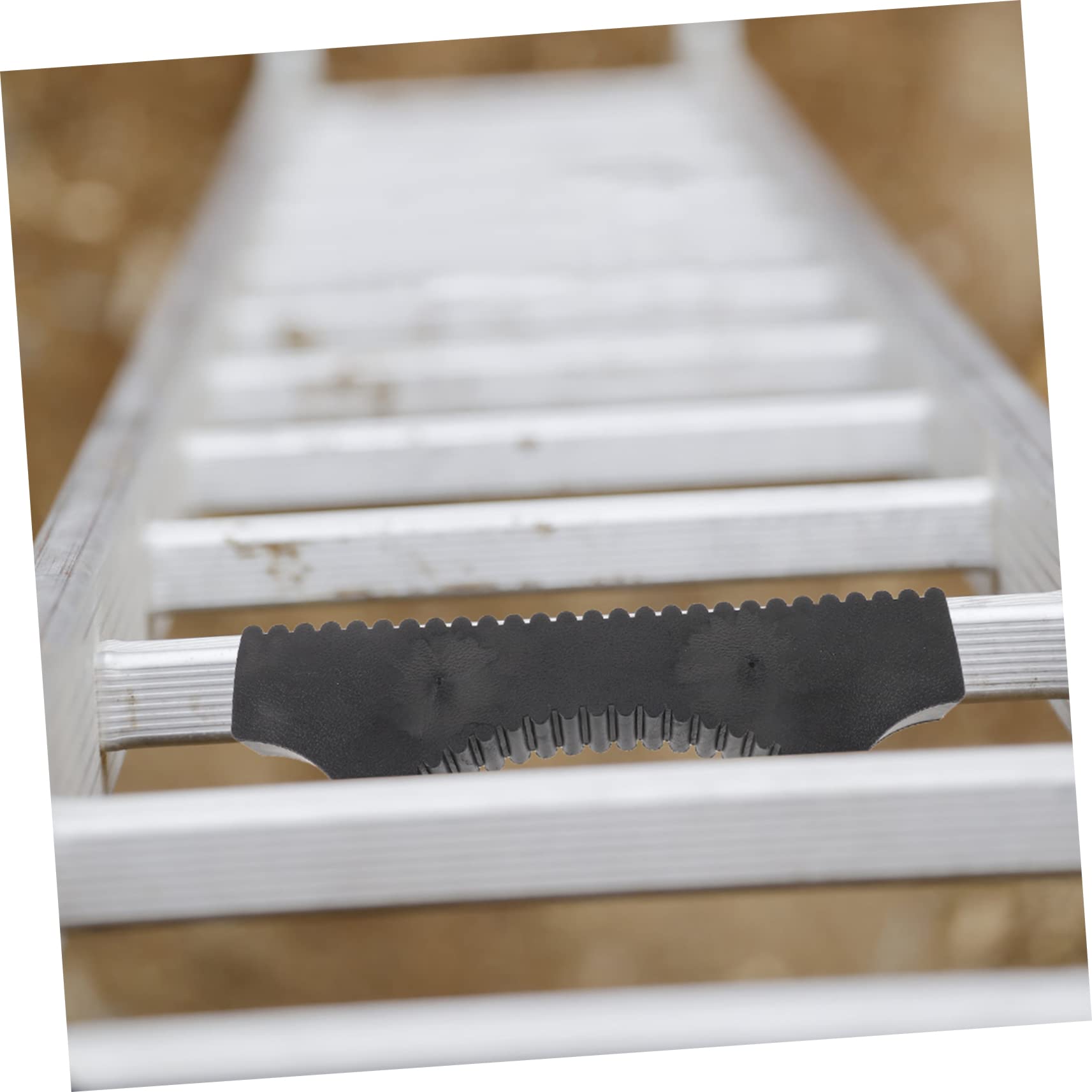 Leiterstangenstabilisator mit Gebogener Form, Rutschfest, Schwarz