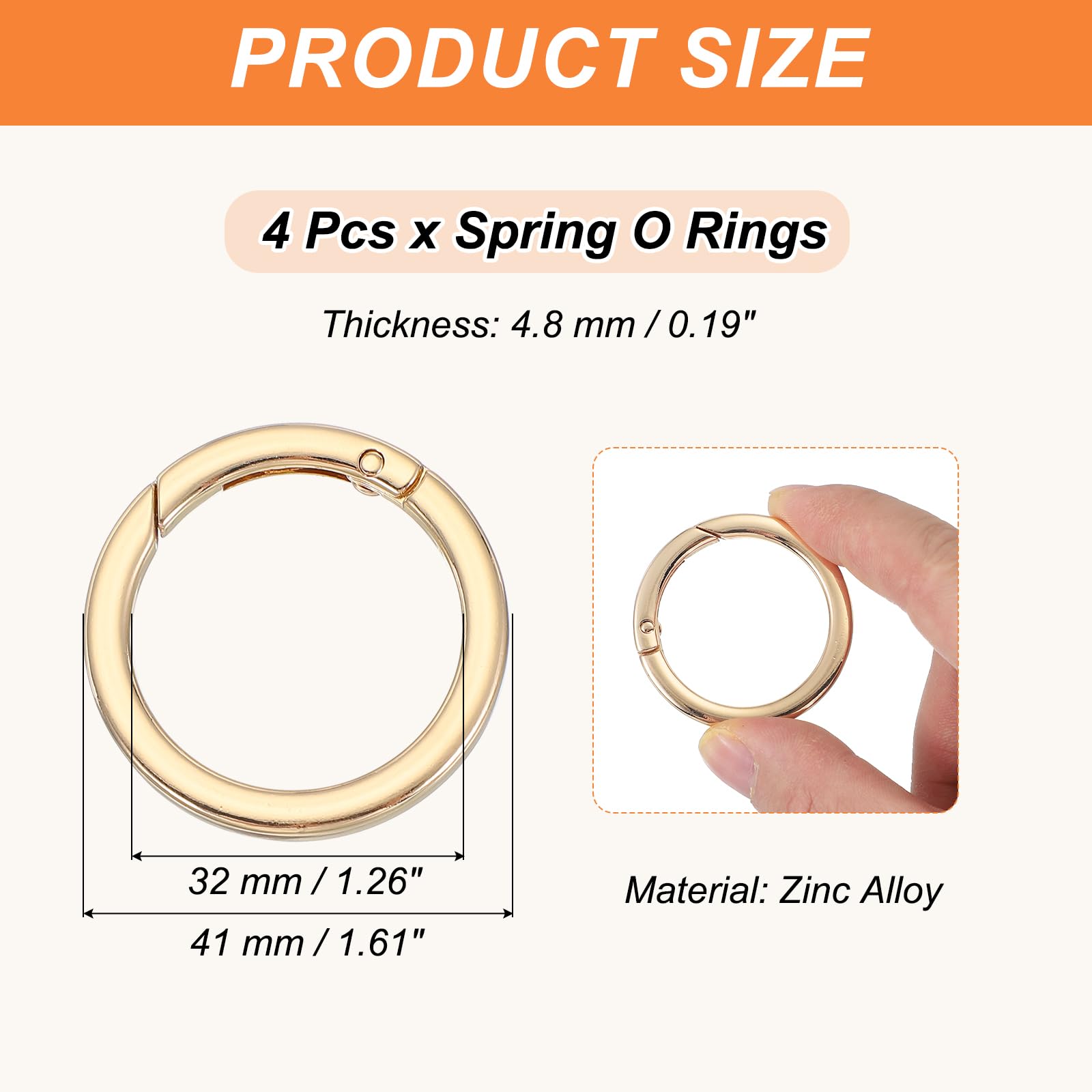 PATIKIL Spring O Rings - Image 2