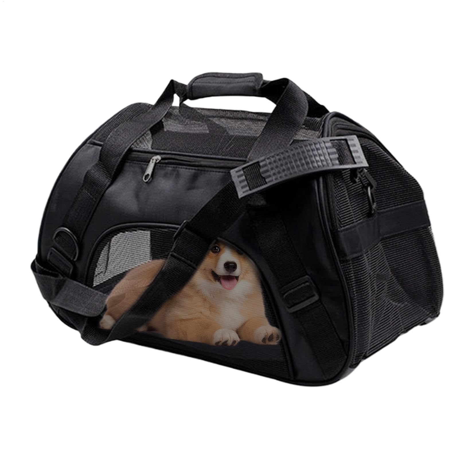 Sac de transport pour chat pliable - Fini le stress des cages rigides avec ce sac respirant