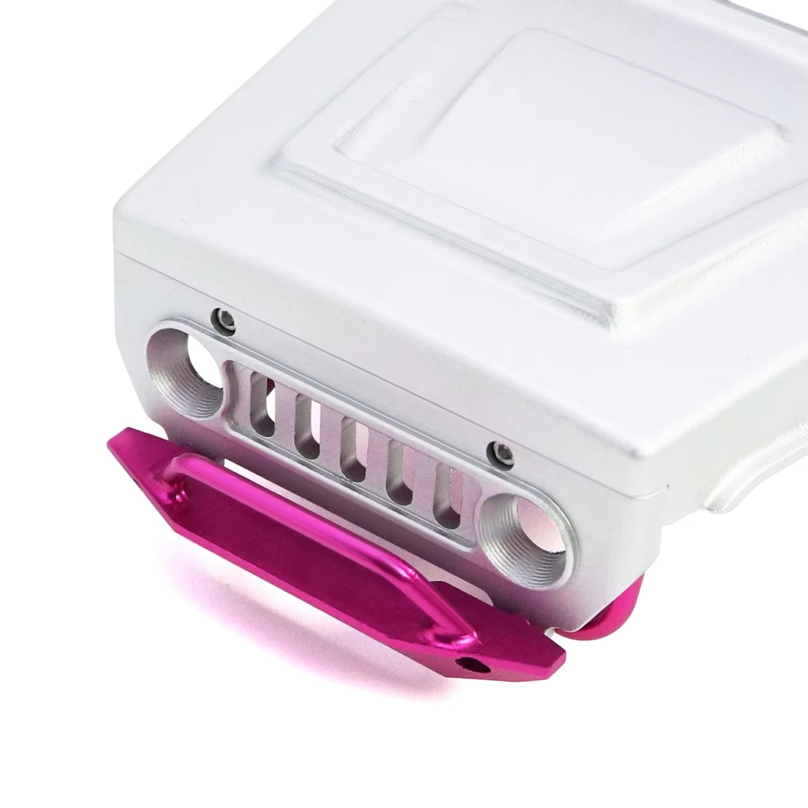 Compatible con SCX24 1/24 RC Crawler Coche Mejoras Piezas Chasis De Aluminio Rocas Jaula Pieza Tubo Carrocería para Piezas