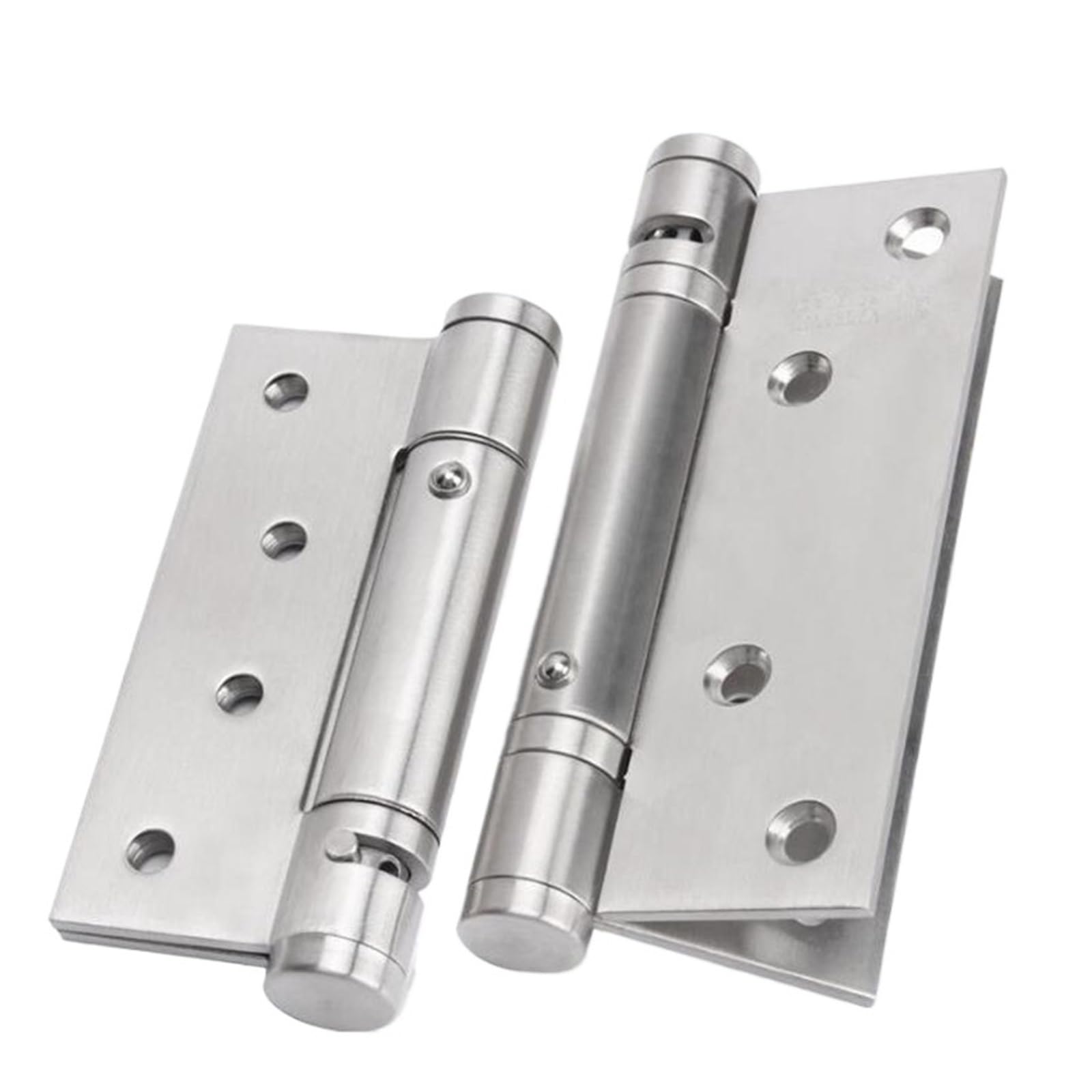 Charnières plates en acier inoxydable 3 pouces pour porte de meuble cuisine et placard x2
