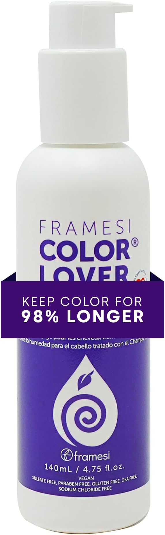 Color Lover Dynamic Blonde Serum, 4.75 fl oz, Sulfate Free Daily Leave In Conditioner, Color Treated Hair
