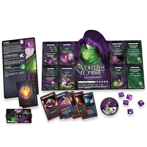 Lucky Duck Games | DICE THRONE : Pyromancienne vs Voleur de 'Ombre | Jeu de Société pour pour Adultes & Enfants | Jeu de Stratégie | Combat de Dés & Pouvoirs | 2 Joueurs | 20 à 40 Min | En Français - vue 3