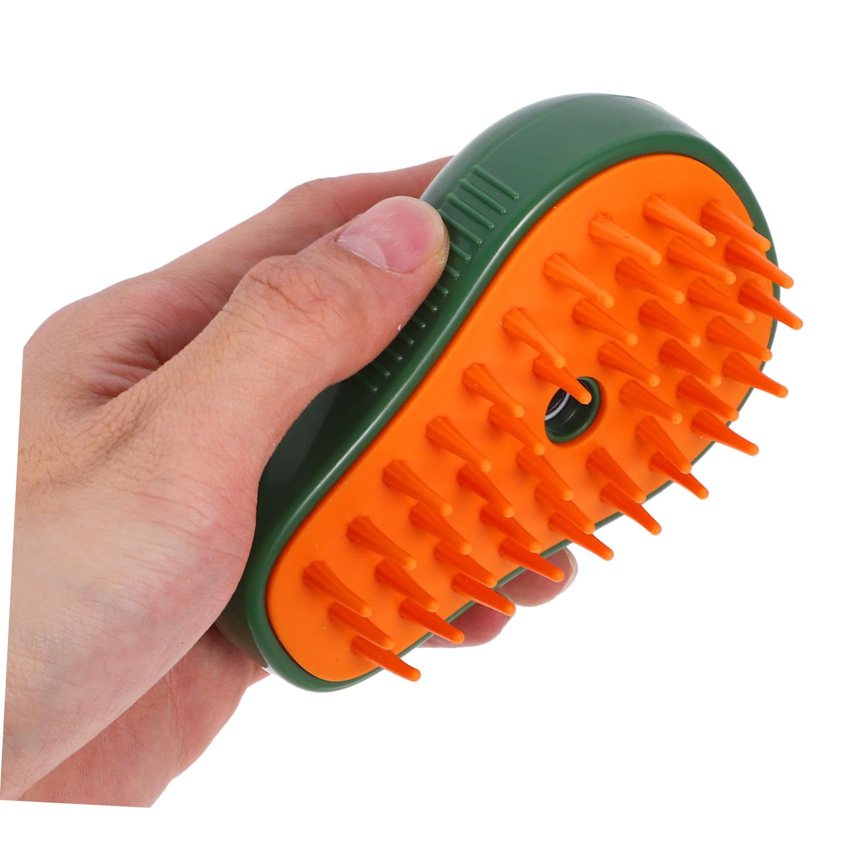 Mipcase 4pièces Brosse à Vapeur Pour Brosse De Toilettage Auto-nettoyante Avec Spray De Massage Pour Animaux Élimine Poils Lâches Facile à Utiliser Et Ergonomique