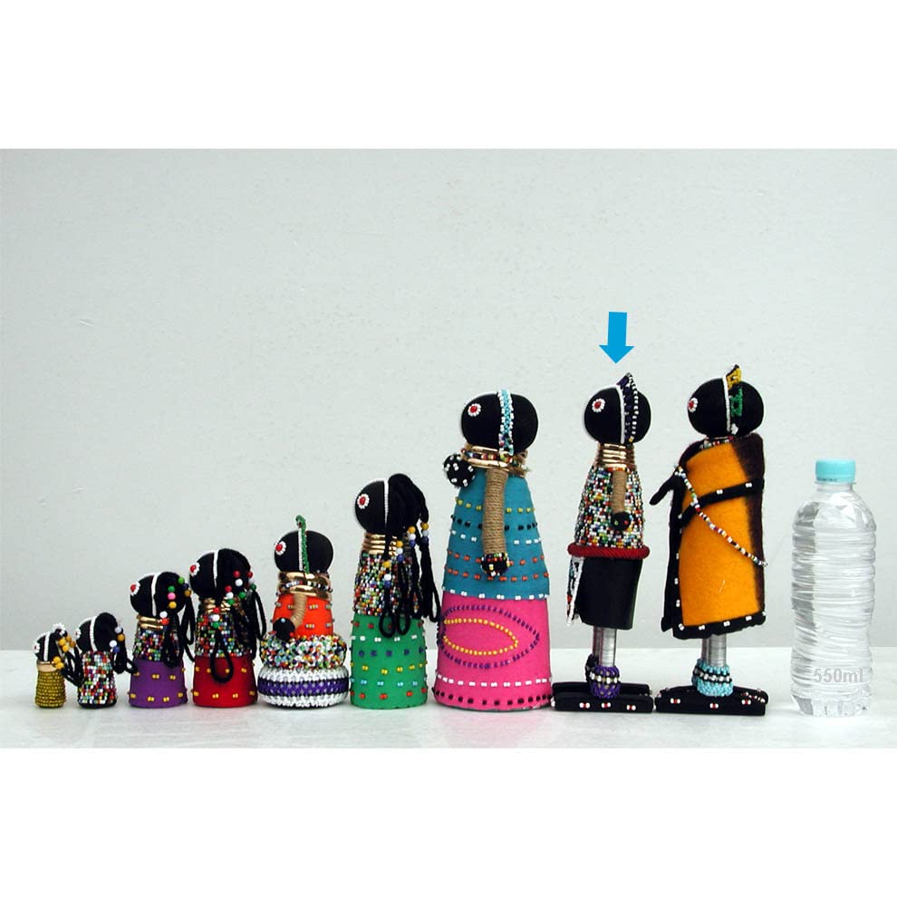 Amazon | アフリキコ AFRIKICO ンデベレ人形 少女 Ndebele Maiden Doll