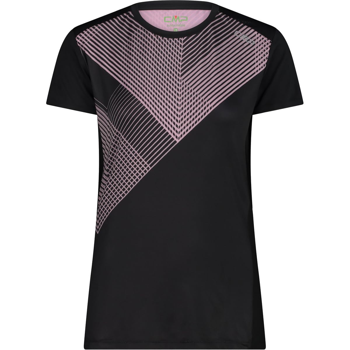 CMP Camiseta de Mujer con Cuello Redondo