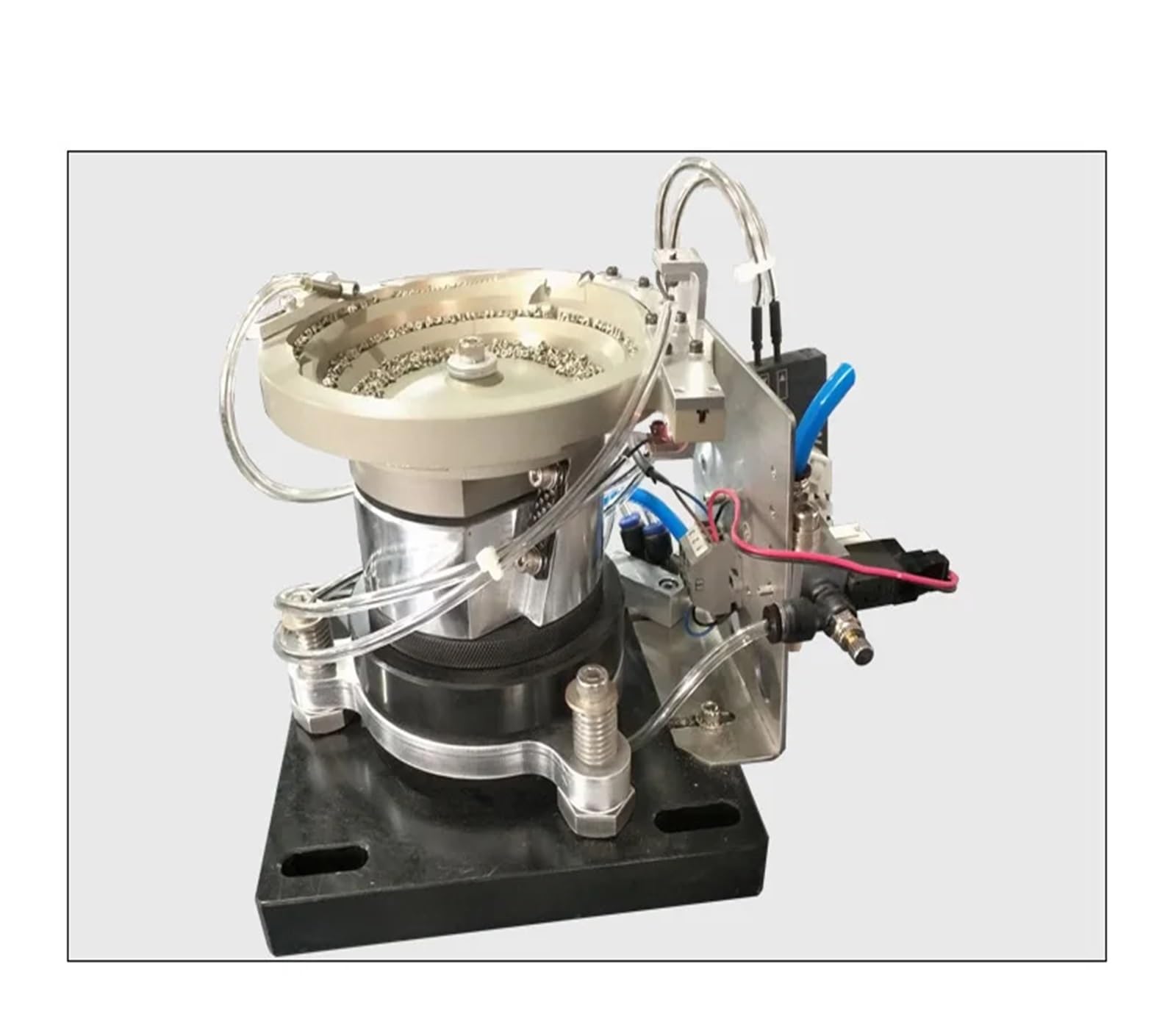 80DC 140DC Präzisionsbasis Kreisförmiger elektromagnetischer Vibrationszuführer Automatischer Scheibenzuführer Vibrationsplattenbasis Für Heimwerker(Counterclockwise)