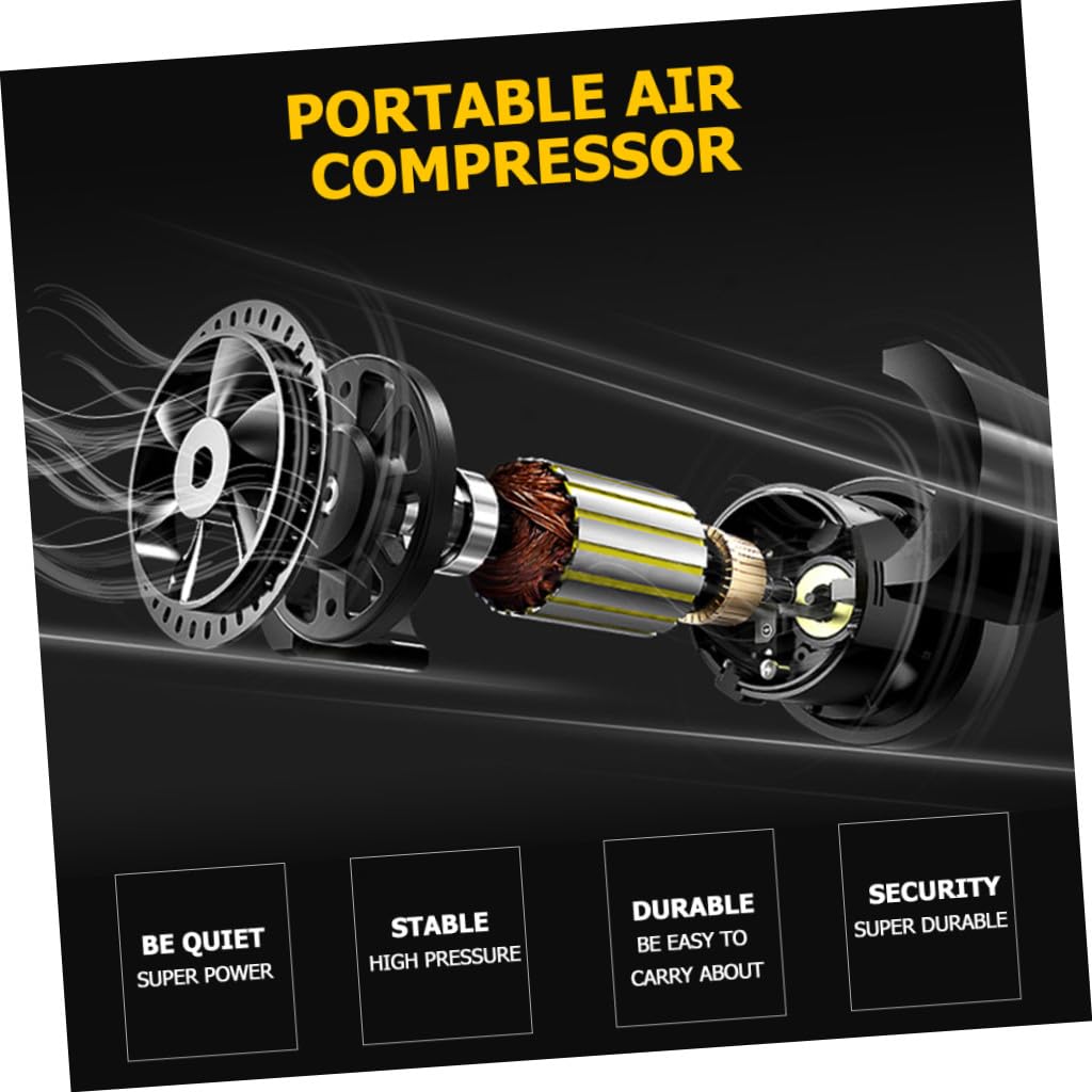 Compressore Portatile per Bici e Moto con Display Digitale