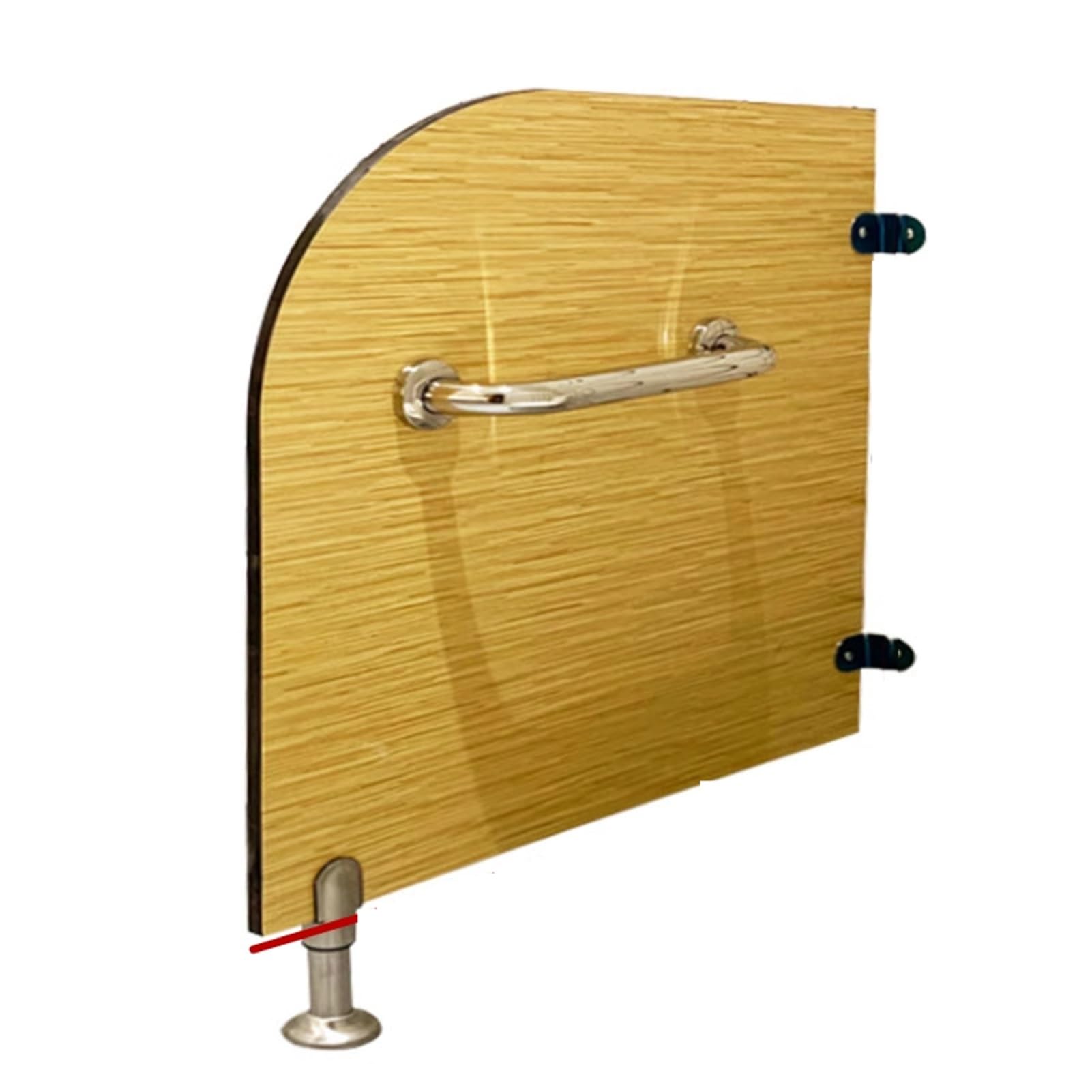 Generico Schermo divisorio Impermeabile per WC - Parete divisoria per orinatoio per casa, Ufficio, scuole, asili, Centri Commerciali - Maggiore Privacy (60x60 cm)