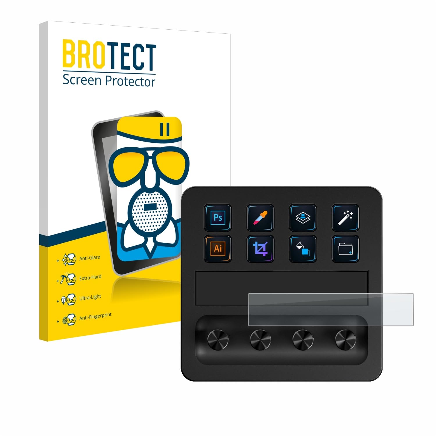 BROTECT Entspiegelungs Schutzglas Entspiegelungs Schutzglas für Elgato Stream Deck
