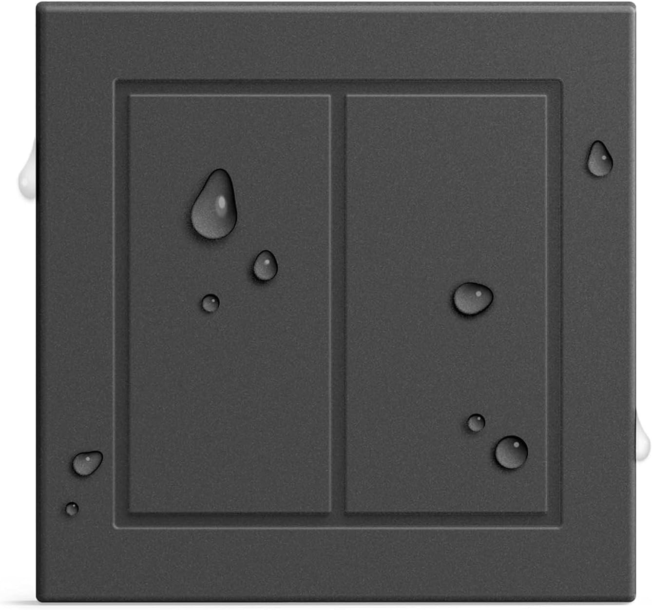 Senic GIRA + Friends of Hue Outdoor Smart Switch | Compatible with Philips Hue (No Batteries, No Charging) | Wireless Smart Home Light Switch & Dimmer Made in Germany | Homekit Switch Black