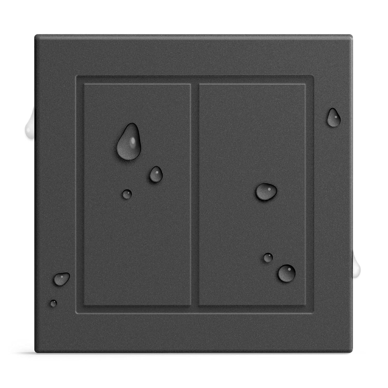Senic GIRA + Friends of Hue Outdoor Smart Switch | Compatible with Philips Hue (No Batteries, No Charging) | Wireless Smart Home Light Switch & Dimmer Made in Germany | Homekit Switch Black