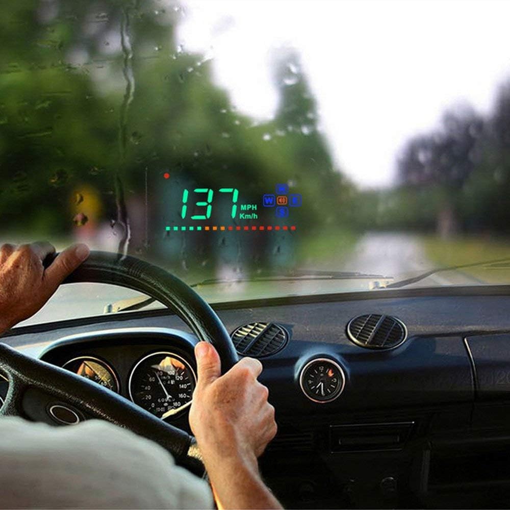 Eaglerich 3.5 Screen Auto Vehicle GPS HUD Car Head Up Display Speedometers Overspeed Warning Windshiled Projector Alarm System