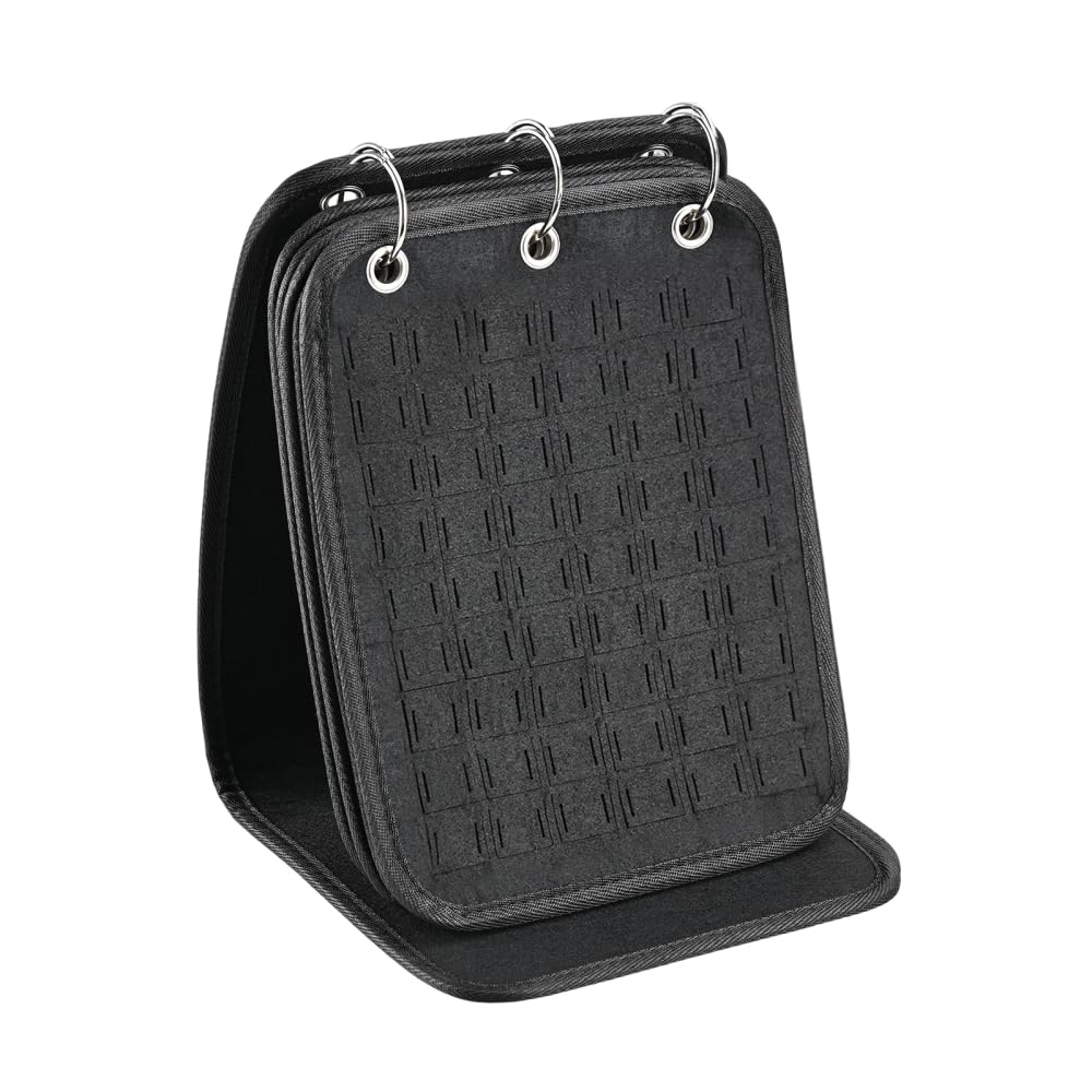 BDKMMS Enamel Pin Display Book, 5-Page Felt Brooch Storage Organizer for Table