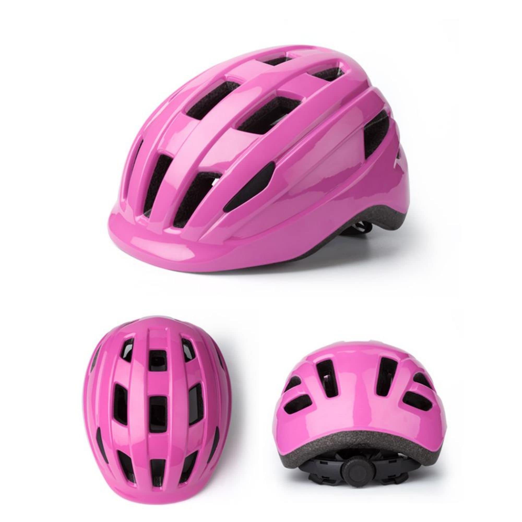 FABSPORTS Kid's Light Weight Bicycle/Bike Adjustable Size Superior Ventilation Safety Helmet for Cycling/Skating/Skate Boarding (Pink, 5-12 Years) 1