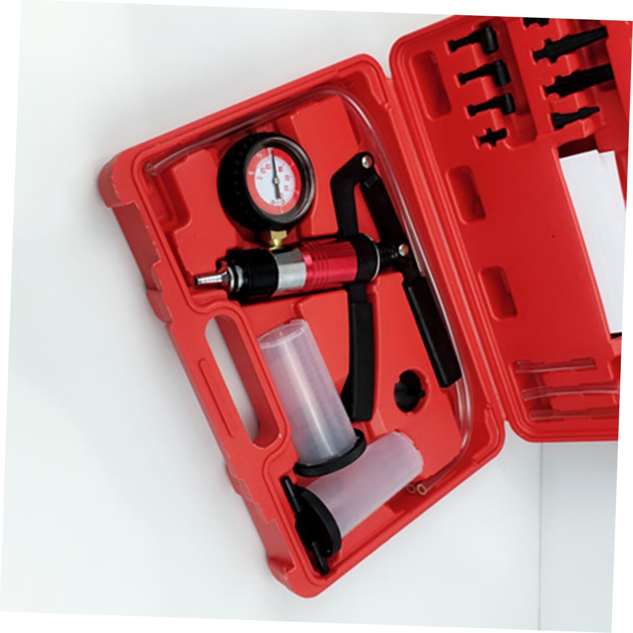 ULTECHNOVO Kit de Bomba de Vacío Manual para Sangrado de Extractor Adaptadores Herramienta Vacío para Vehículos