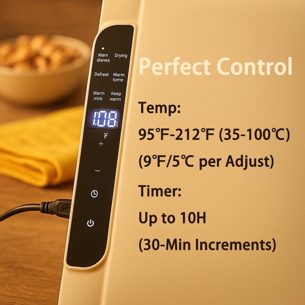 Electric Food Warming Mat & Tray,Portable Buffet Food Warmer for Lunch,Catering,Home Use