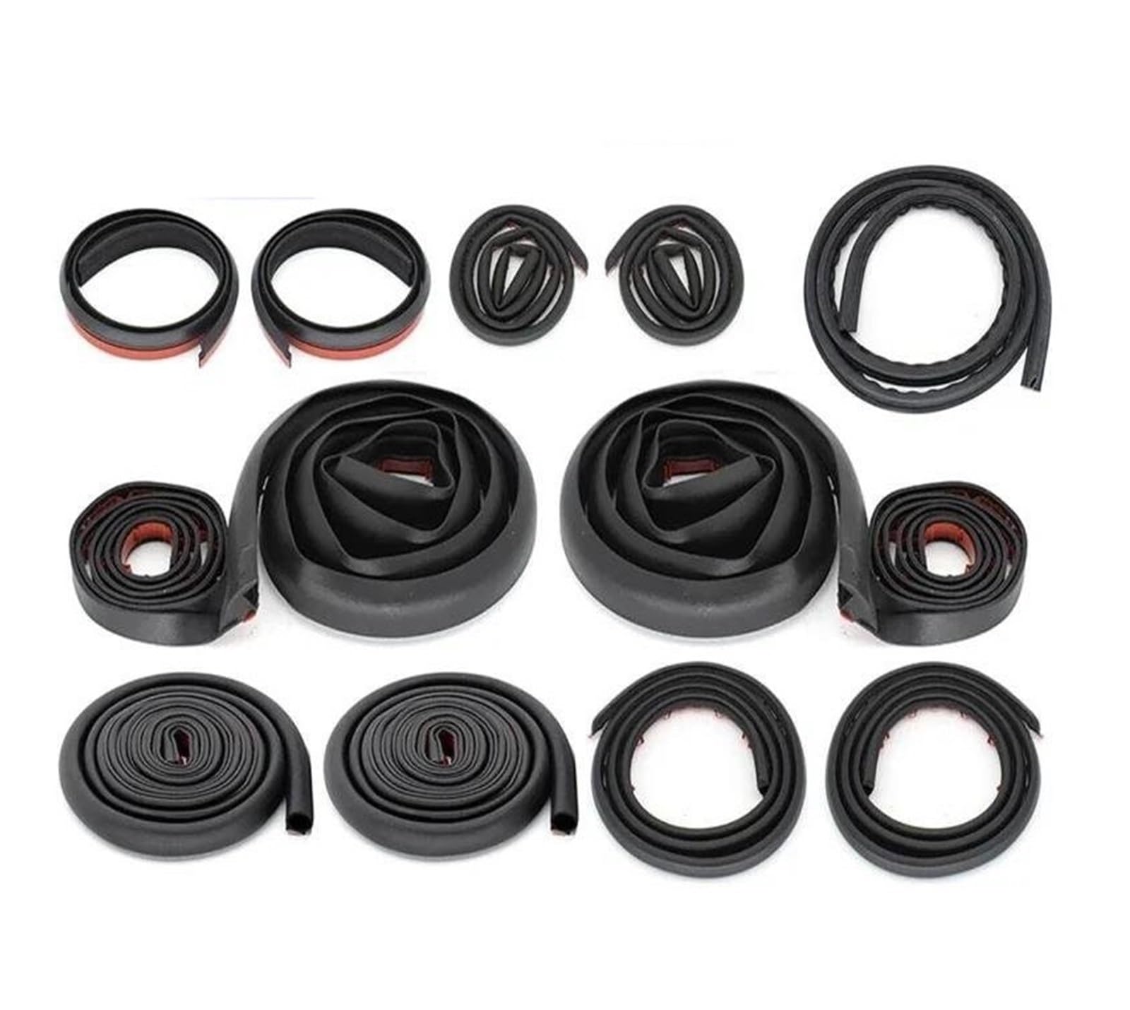 Guarnizione Porta Auto 11 pz Pieno Auto Porta Strisce Sigillanti Modanatura Gomma Guarnizioni di Isolamento Acustico Per Tesla Per Model 3 Y Tronco guarnizioni delle porte Guarnizioni per auto