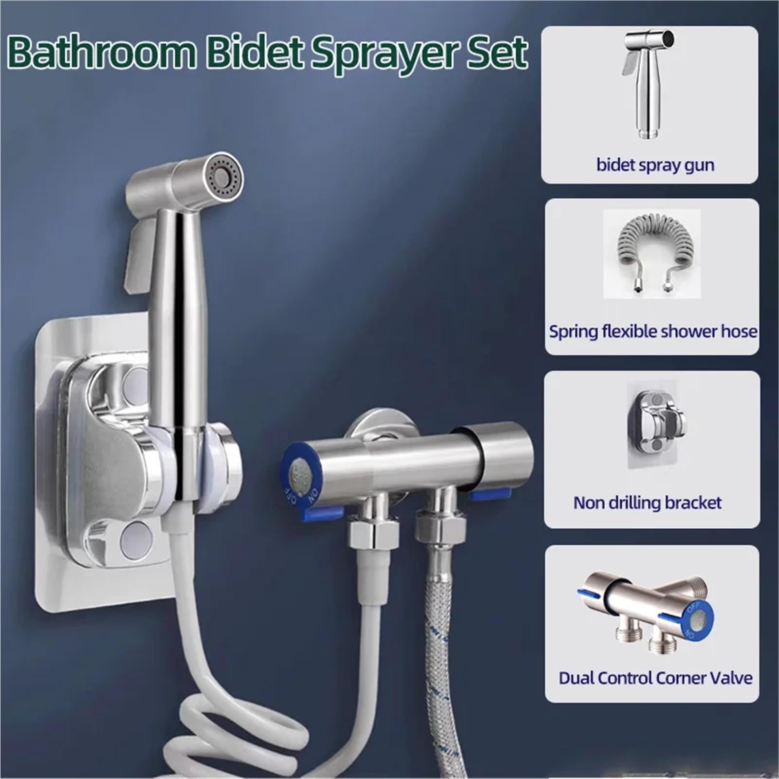 Doccetta per Bidet Set doccetta bidet a doppia uscita
