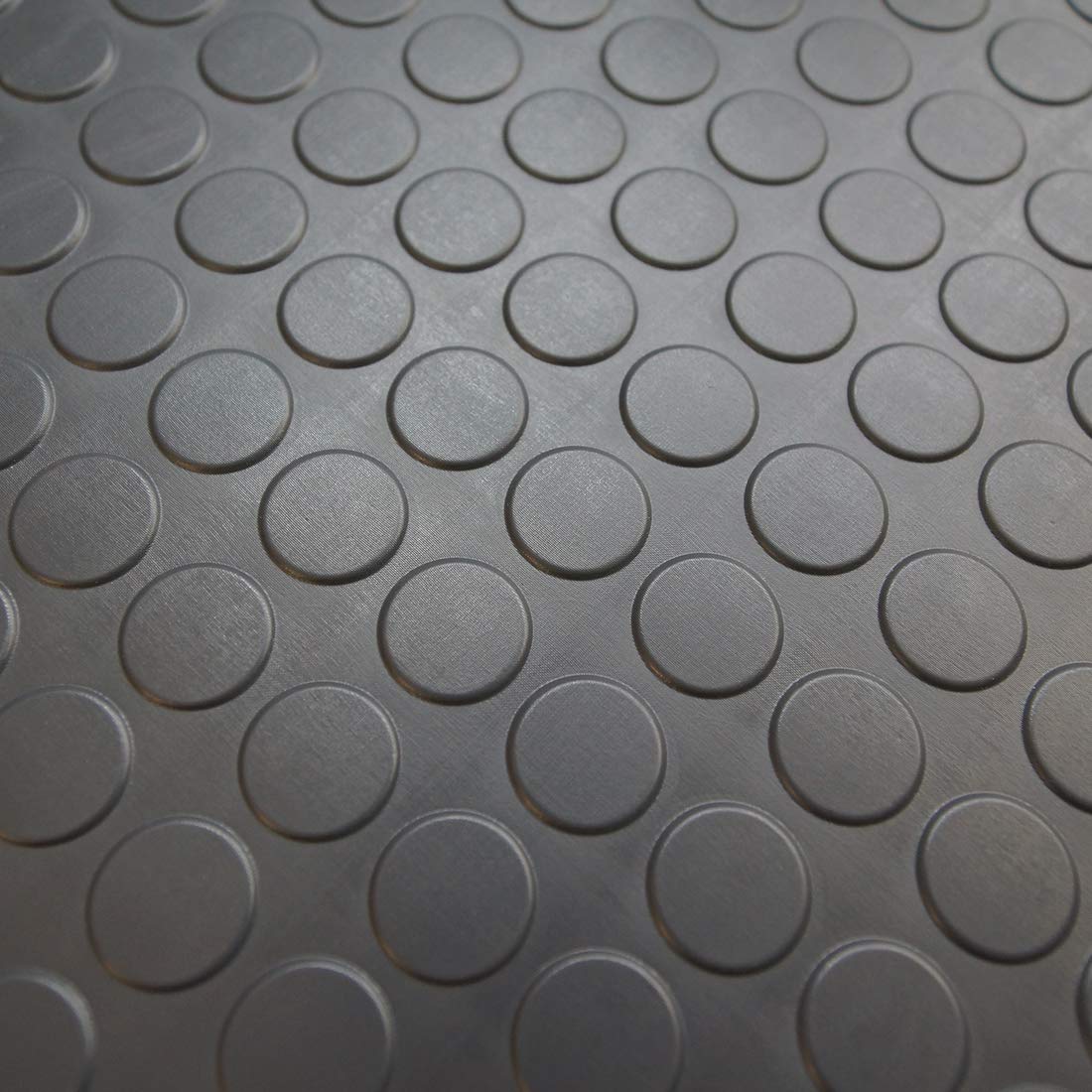 Bodenbelag Teppich 3m² Gummiplatte, Stärke: 1mm, 1,20m X 2,50m, NR/SBR Noppenmatte 1,20x2,00m