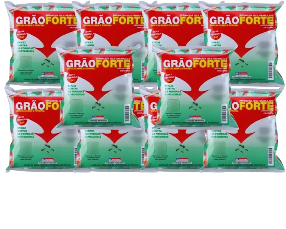 Isca Granulada 10x250g Elimina Formigas Cortadeiras