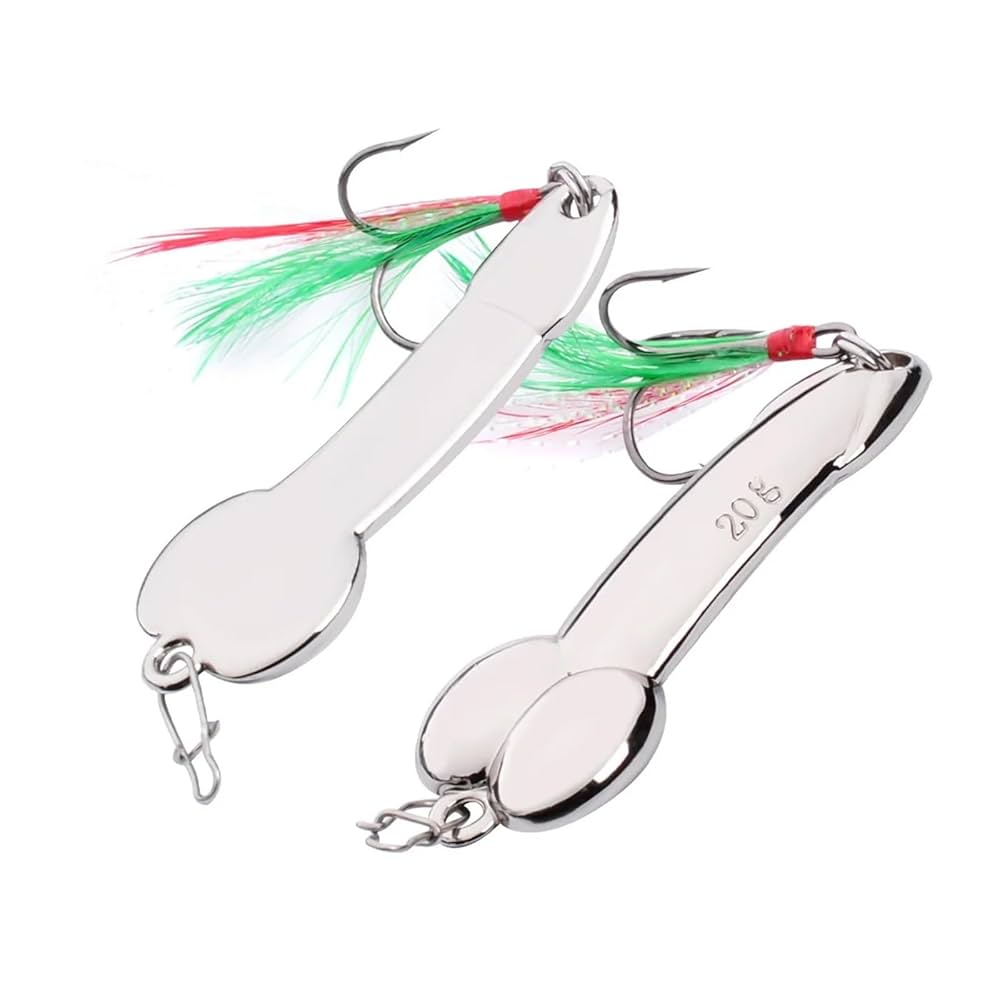 ProberosメタルスプーンルアーBass疑似餌タックル10異なるウェイト