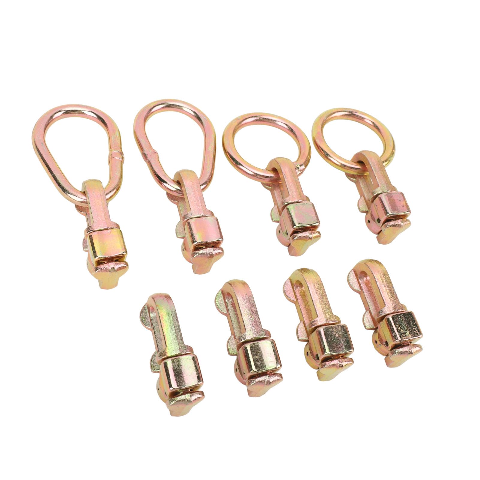 L Accesorios de Pernos de Pista, Acero Al Carbono L Se une a la Riel de Vía Accesorio para Camionetas Remolques, Ideal para UTV, ATV, Motocicleta