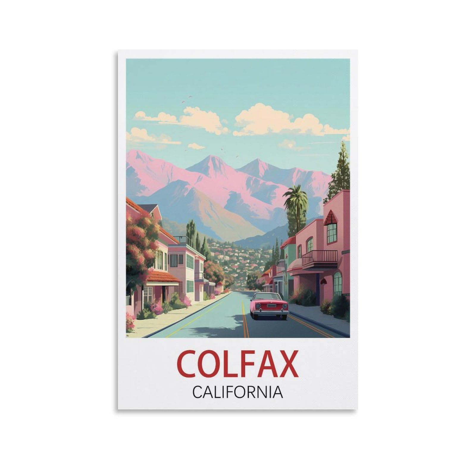 Metal Tin Sign Plaque Poster Funny Bar Tin Signs Warning Metal Signs Vintage Man Cave Wall Decor Colfax California Posters 30x30cm