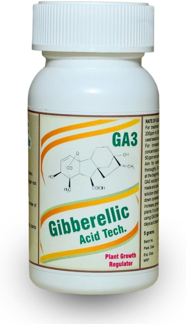 Sitrus Technical Garde Plant Growth Regulator Gibberellic Acid , Ga3 Leads To Bigger Plants With Bigger Shoots And Leaves