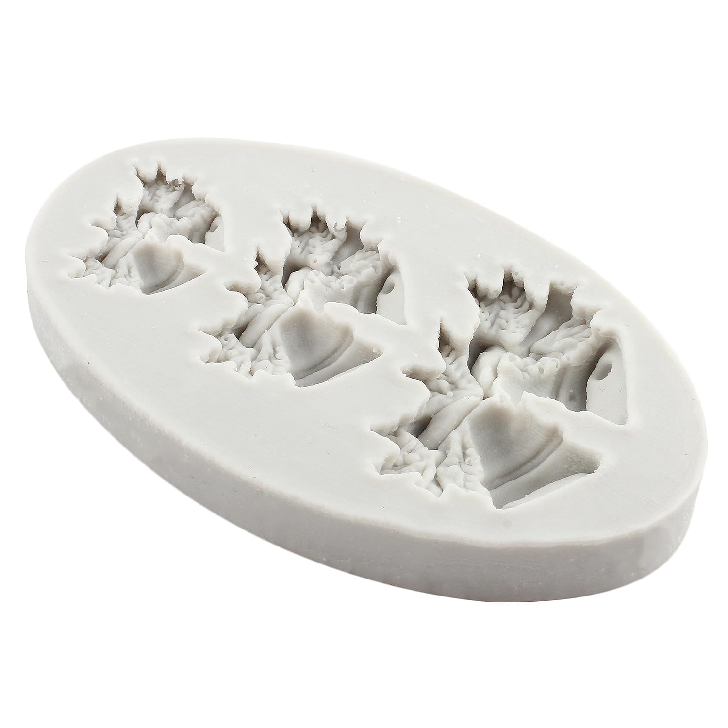Moule En Silicone En Forme De Cloches De Noël - Pour Chocolat, Bonbons, Pâte à Sucre (5x8.6cm) - 12