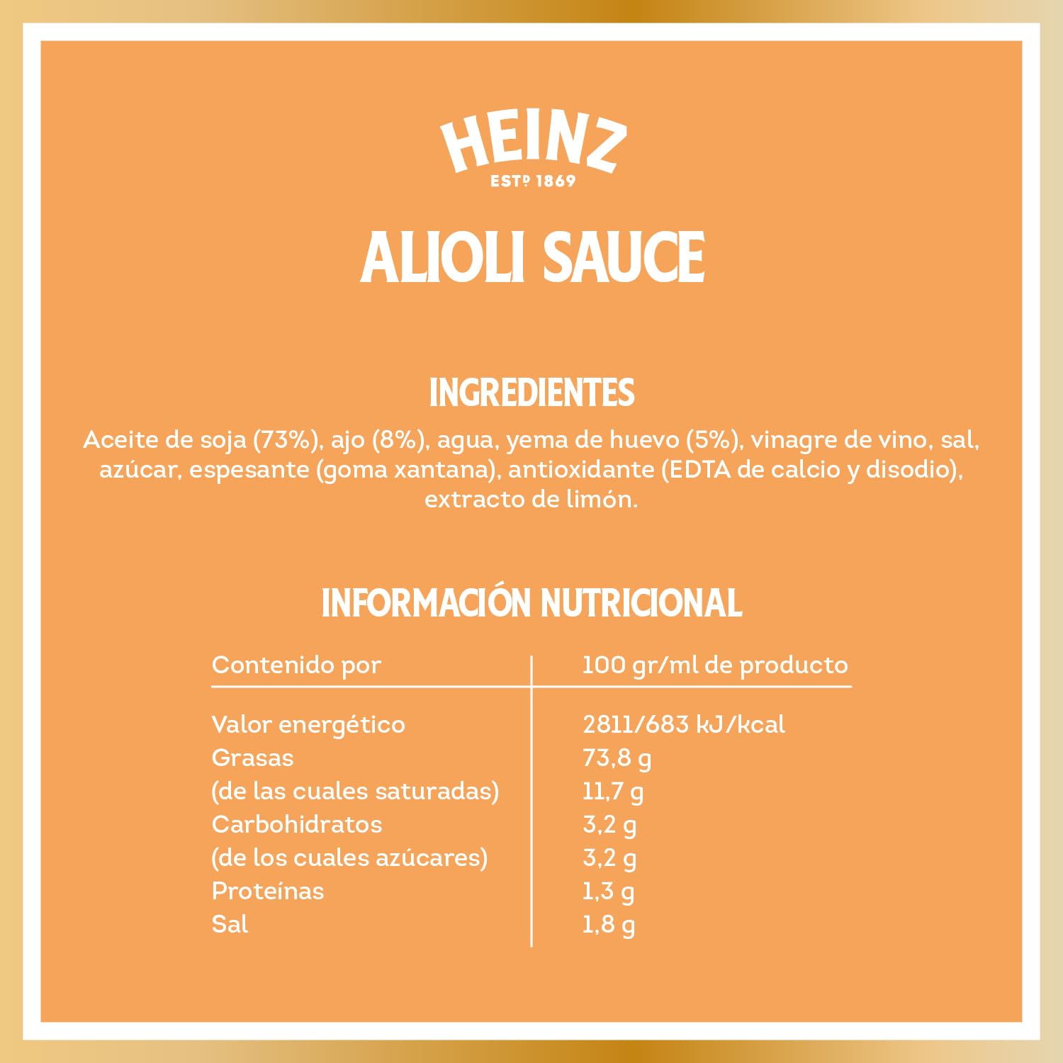 Heinz Salsa Alioli 220g