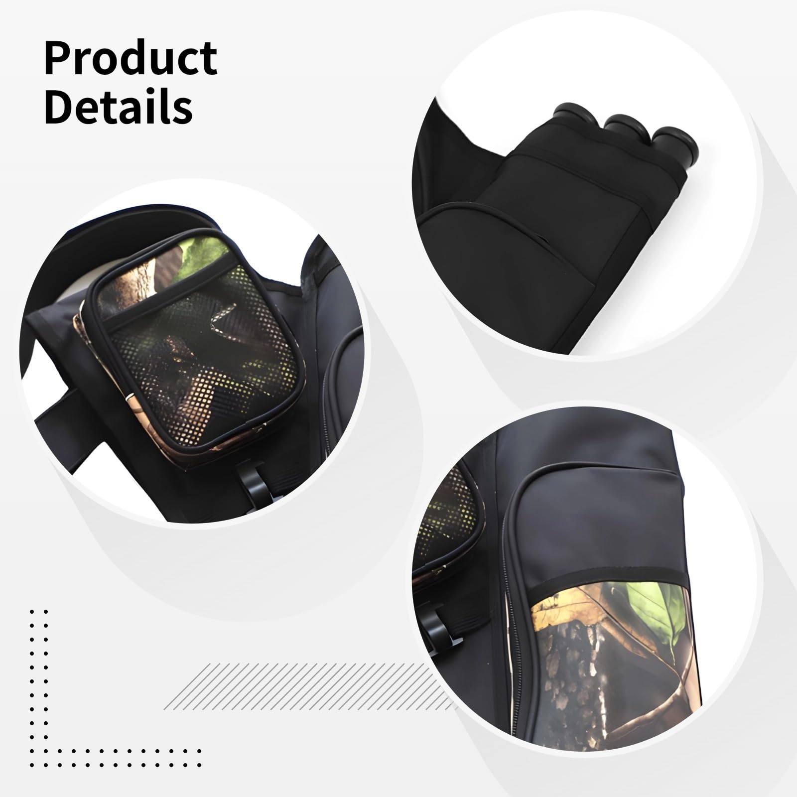 yeeplant Archery Quiver with 3 Arrow Tubes, Nylon and Oxford Fabric, Fits 12-16 Arrows, Perfect for Recurve and Compound Bows, Right-Handed Use