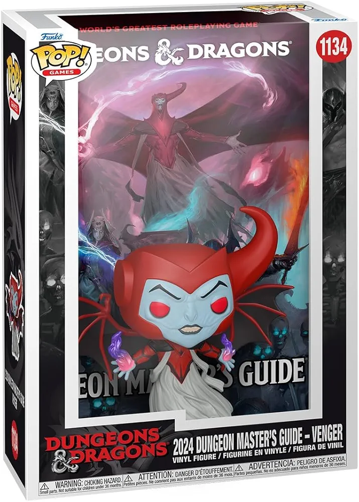 Funko Pop! Book Cover: Dungeons & Dragons - 2024 Dungeon Master's Guide - Venger - Figurine en Vinyle à Collectionner - Idée de Cadeau - Produits Officiels