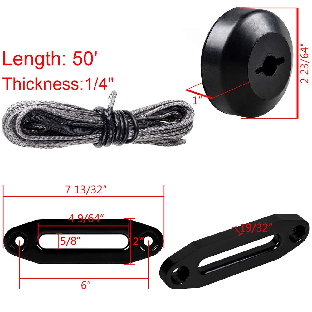 Astra Depot Accessories for ATV UTV Truck Black 6