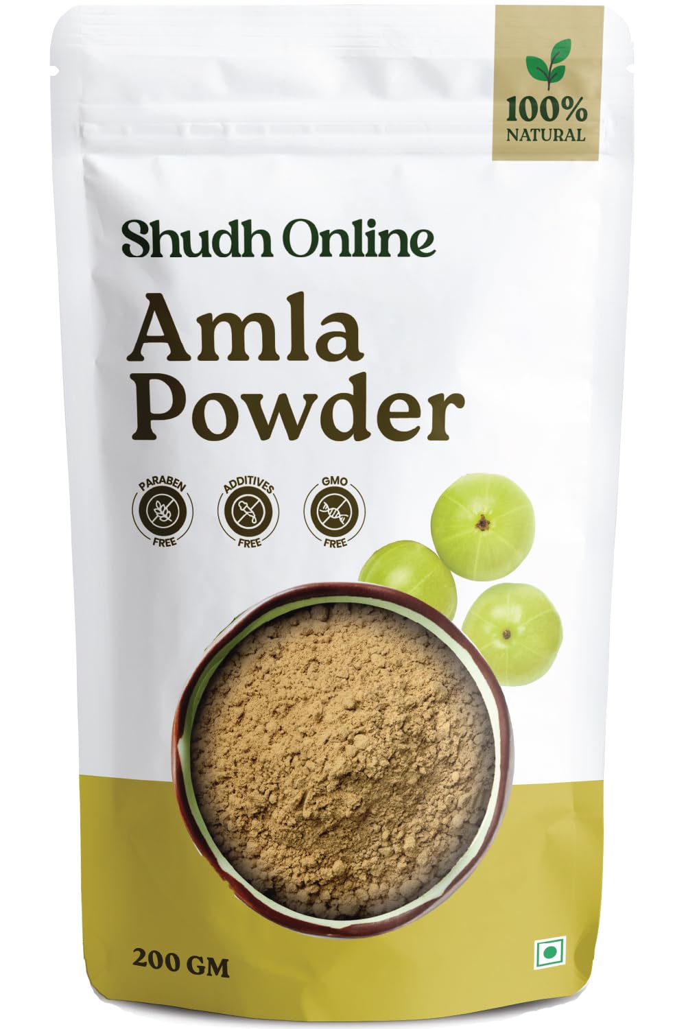 Shudh Online Amla Powder for Hair Growth Organic - 200 grams (Nellikka, Aamla for Hair, Aamla, Amala, Aamlaa Powered, Aawla Power, Usirikaya, Gooseberry, Awala, Awla, Aavla, Amloki)-picture-11