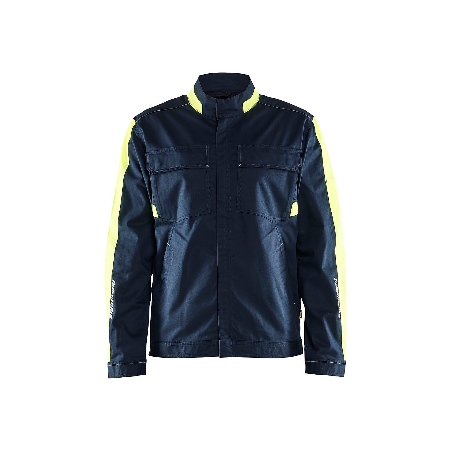 Blåkläder Jacket 44441832 Cotton, Elastolefin, Pl (Polyester) Dark Navy Blue, Yellow Size Xs