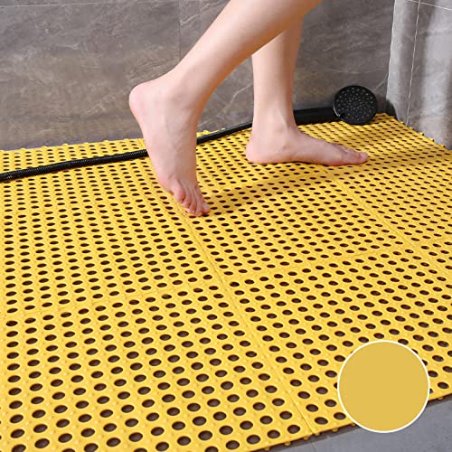 YJYJY Paquete de 9 Alfombrillas entrelazadas para Cocina, Restaurante, con Orificios de Drenaje para Suelo, antifatiga, para Bar y Puerta