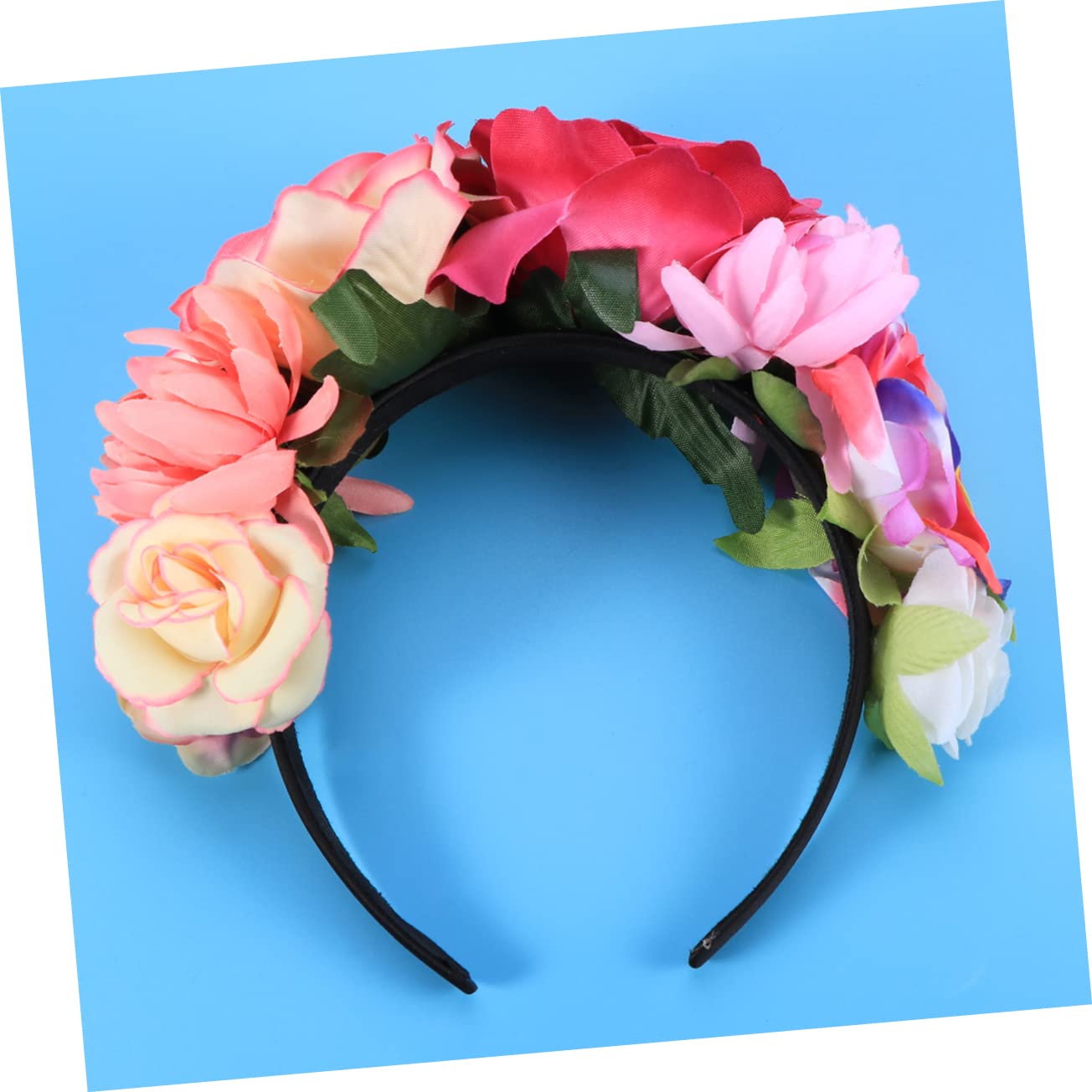 Beavorty 3 Piezas De Halloween Gomas De Pelo Niña Cintas Para El Cabello Para El Cabello De Las Mujeres Diadema Bohemia Novia Para El Cabello Niña De Las Flores